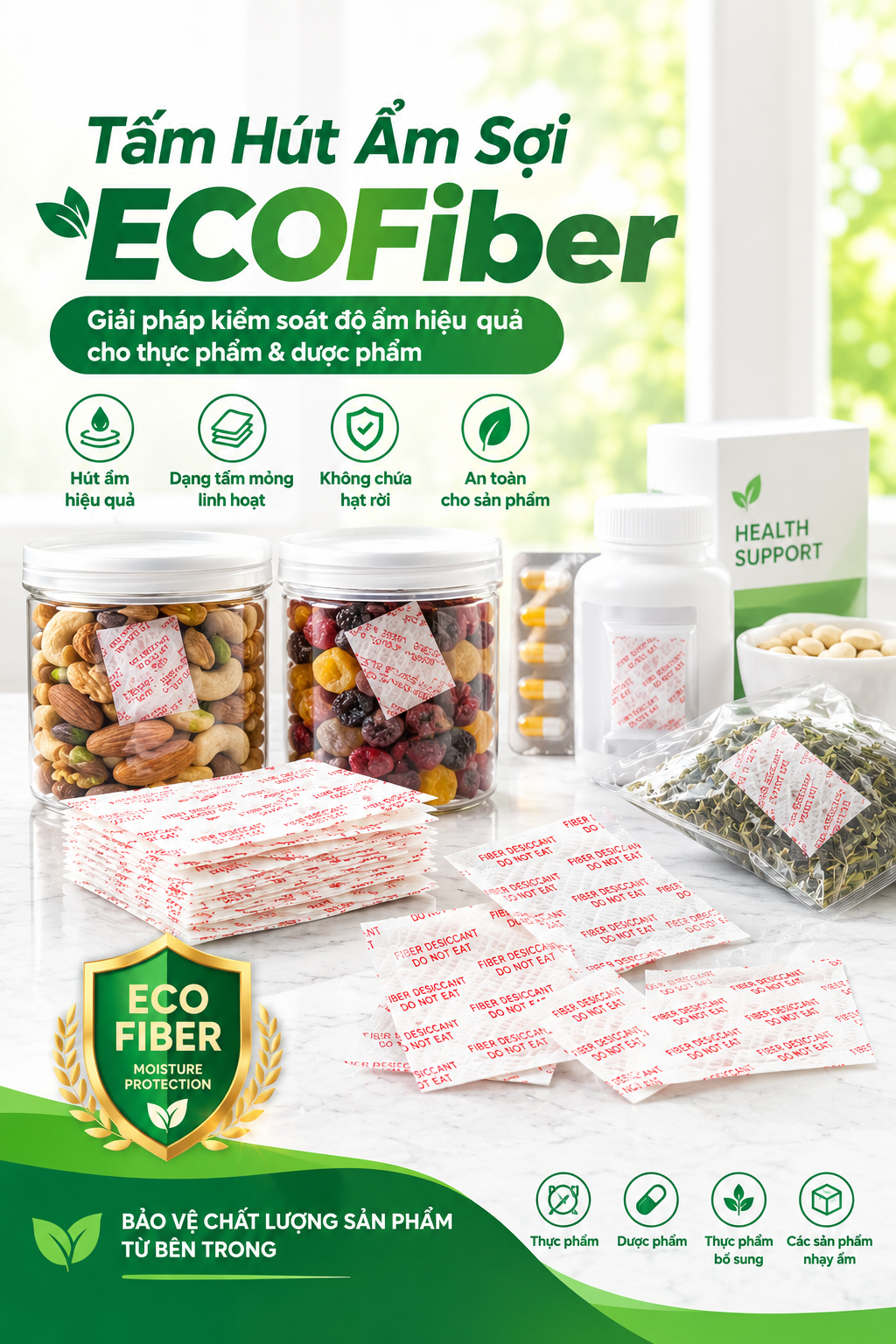 Tấm Hút Ẩm Sợi ECOFiber